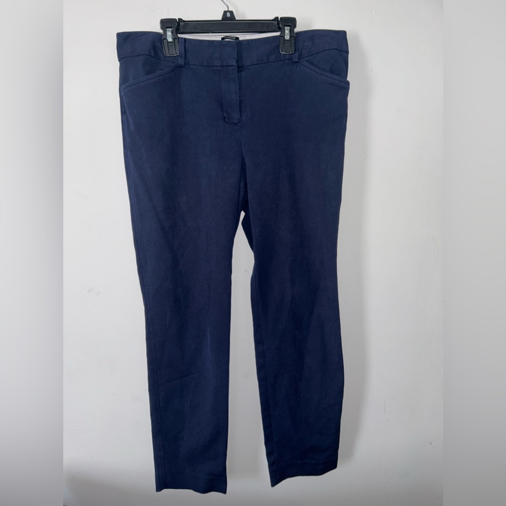Talbots 10 Navy Blue Hampshire Ankle Dress Pants